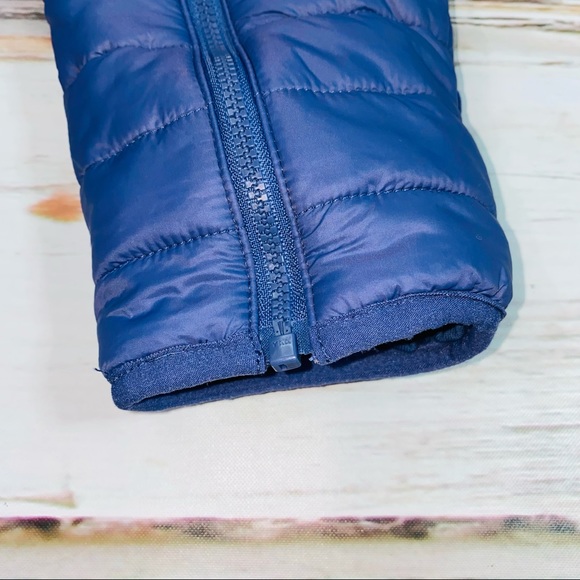 The White Company Blue Quilted Baby Pramsuit size 9-12 months - Picture 14 of 16